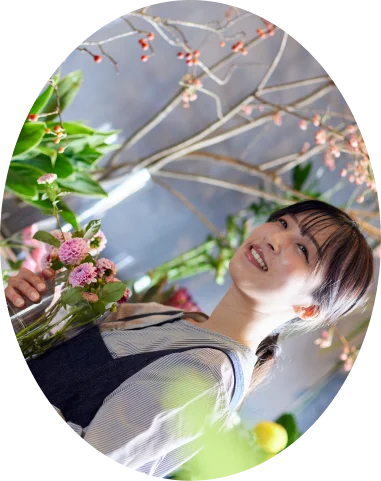 花を扱う店主