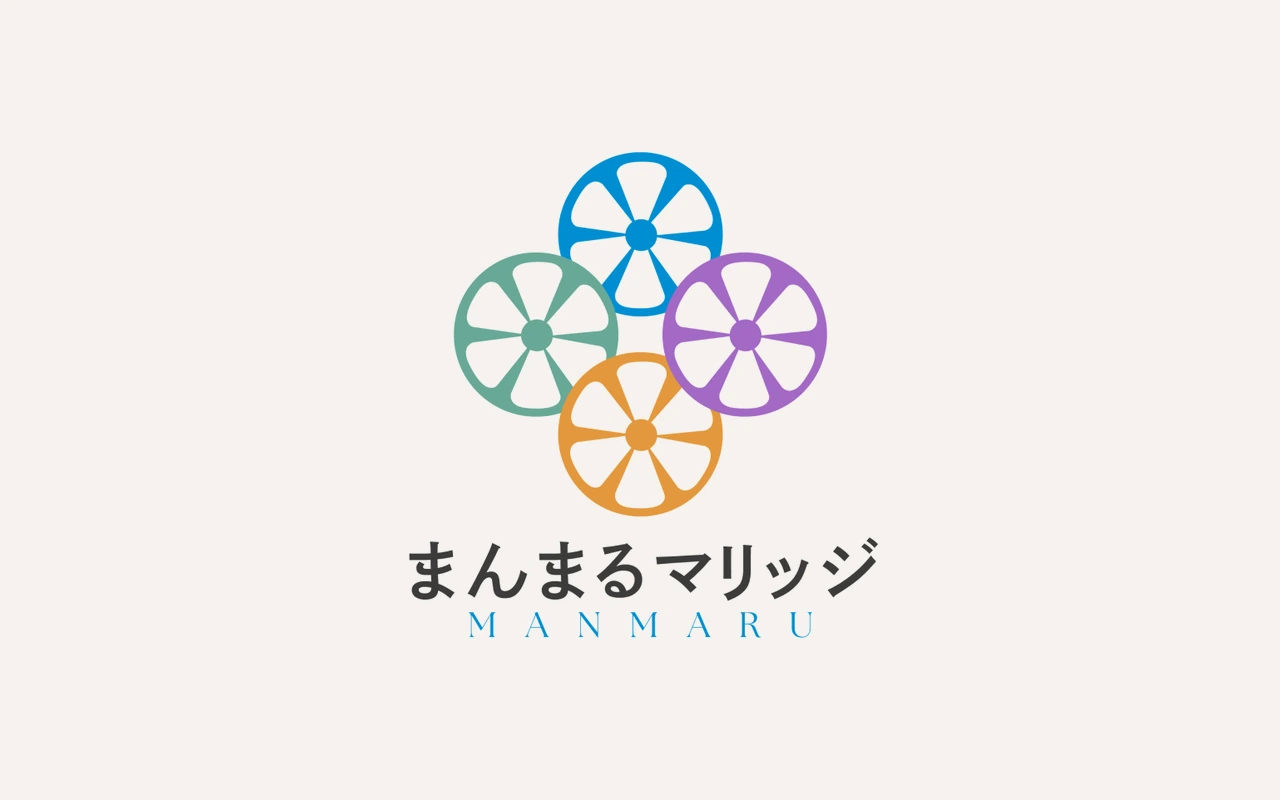 まんまるマリッジ ロゴ